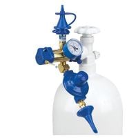 Helium Dual Inflator with Push Valve