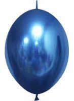 10" Chrome Blue Linking (50pcs) Celetex Balloons