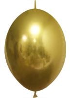 10" Chrome Gold Linking (50pcs) Celetex Balloons