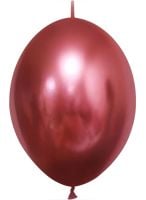 10" Chrome Red Linking (50pcs) Celetex Balloons