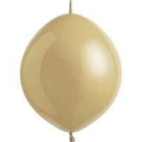 06" Fashion Vanilla Cream Linking (100pcs) Everts Balloons