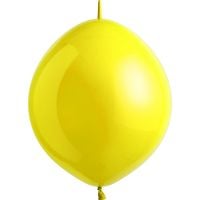 06" Standard Yellow Sunshine Linking (100pcs) Everts Balloons