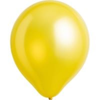 11" Metallic Yellow Sunshine (50pcs) Everts Balloons