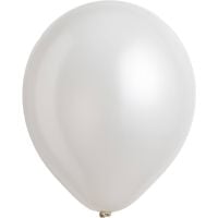 14" Pearl Frosty White (50pcs) Everts Balloons