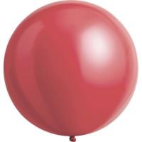 24" Macaron Strawberry (4pcs) Everts Balloons