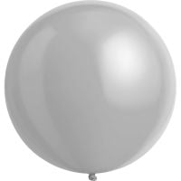 24" Metallic Silver (4pcs) Everts Balloons