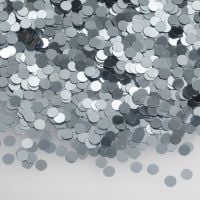 0.5cm Foil Confetti Dots Silver (110g)