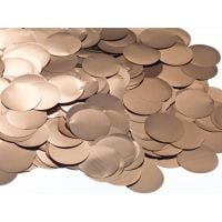 2.5cm Foil Confetti Dots Rose Gold (22g)