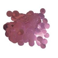 2.5cm Foil Confetti Dots Light Pink (22g)