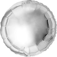 68" Silver Circle Balloon