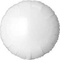 68" White Circle Balloon