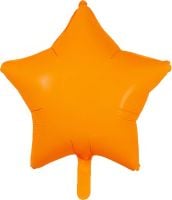 18" Neon Orange Star (non-packaged) Balloon