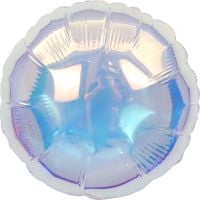 18" Mirror Iridescent Circle Balloon