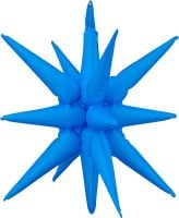 Magic Starburst 22" Neon Blue Balloon