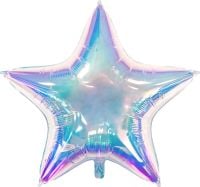 32" Mirror Iridescent Star Balloon