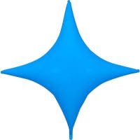 40" Starpoint Neon Blue Balloon
