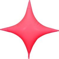 40" Starpoint Neon Red Balloon