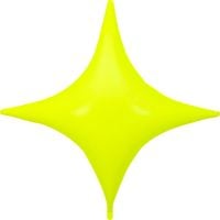 40" Starpoint Neon Yellow Balloon