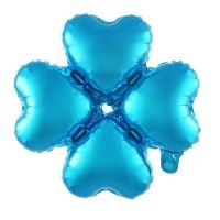 14" Clover Baby Blue Balloon