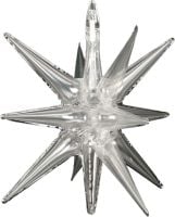 Magic Starburst 22" Silver Balloon