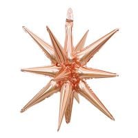 Magic Starburst 22" Rose Gold Balloon