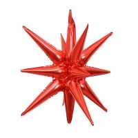 Magic Starburst 22" Red Balloon