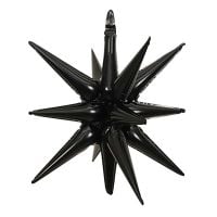 Magic Starburst 22" Black Balloon