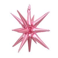 Magic Starburst 22" Light Pink Balloon