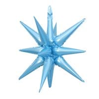 Magic Starburst 22" Light Blue Balloon
