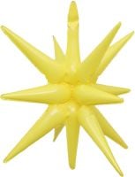 Magic Starburst 22" Pastel Yellow Balloon