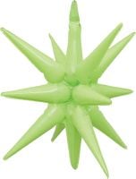 Magic Starburst 22" Pastel Lime Green Balloon