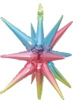 Magic Starburst 22" Rainbow Balloon