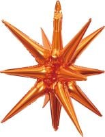 Magic Starburst 22" Orange Balloon