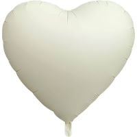 30" Matte Cream Heart Balloon