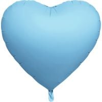 30" Matte Blue Heart Balloon