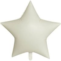 30" Matte Cream Star Balloon