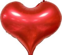 22" Matte Red Heart Balloons