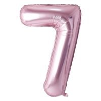 34" Rose Gold Number 7 Airise Balloon