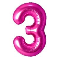 34" Rose Number 3 Airise Balloon
