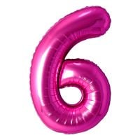 34" Rose Number 6 Airise Balloon