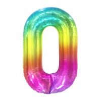 34" Gradiant Rainbow Number 0 (Air Only) Balloon