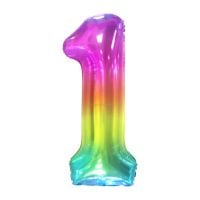 34" Gradiant Rainbow Number 1 (Air Only) Balloon