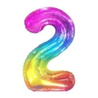 34" Gradiant Rainbow Number 2 (Air Only) Balloon