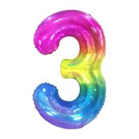 34" Gradiant Rainbow Number 3 (Air Only) Balloon