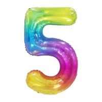 34" Gradiant Rainbow Number 5 (Air Only) Balloon