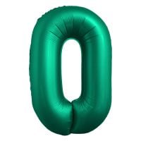34" Chrome Green Number 0 Airise Balloon