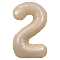 34" Caramel Number 2 Airise Balloon