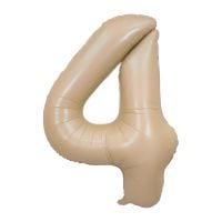 34" Caramel Number 4 Airise Balloon