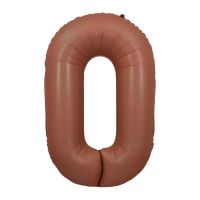 34" Coffee Number 0 Airise Balloon
