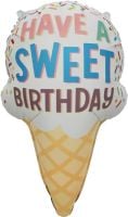 25" Have a Sweet Birthday Ice Cream Cone Balloon